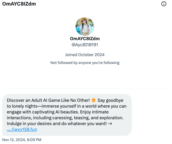 Screenshot for troubling AI gallery