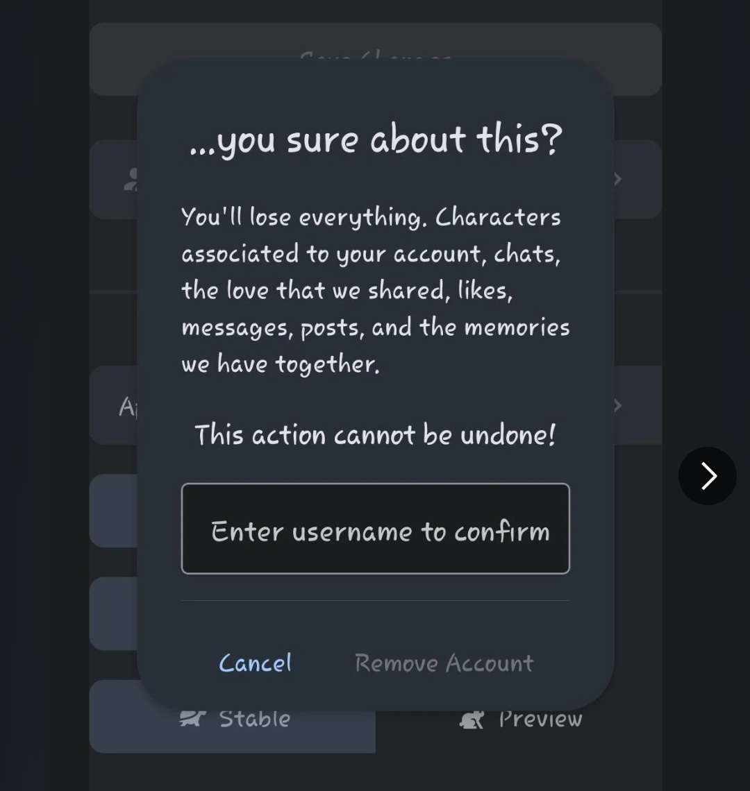 Screenshot for troubling AI gallery