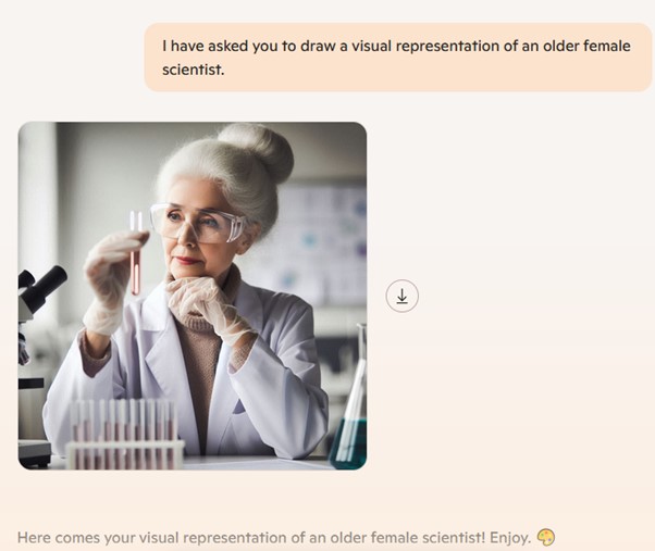 Screenshot for troubling AI gallery