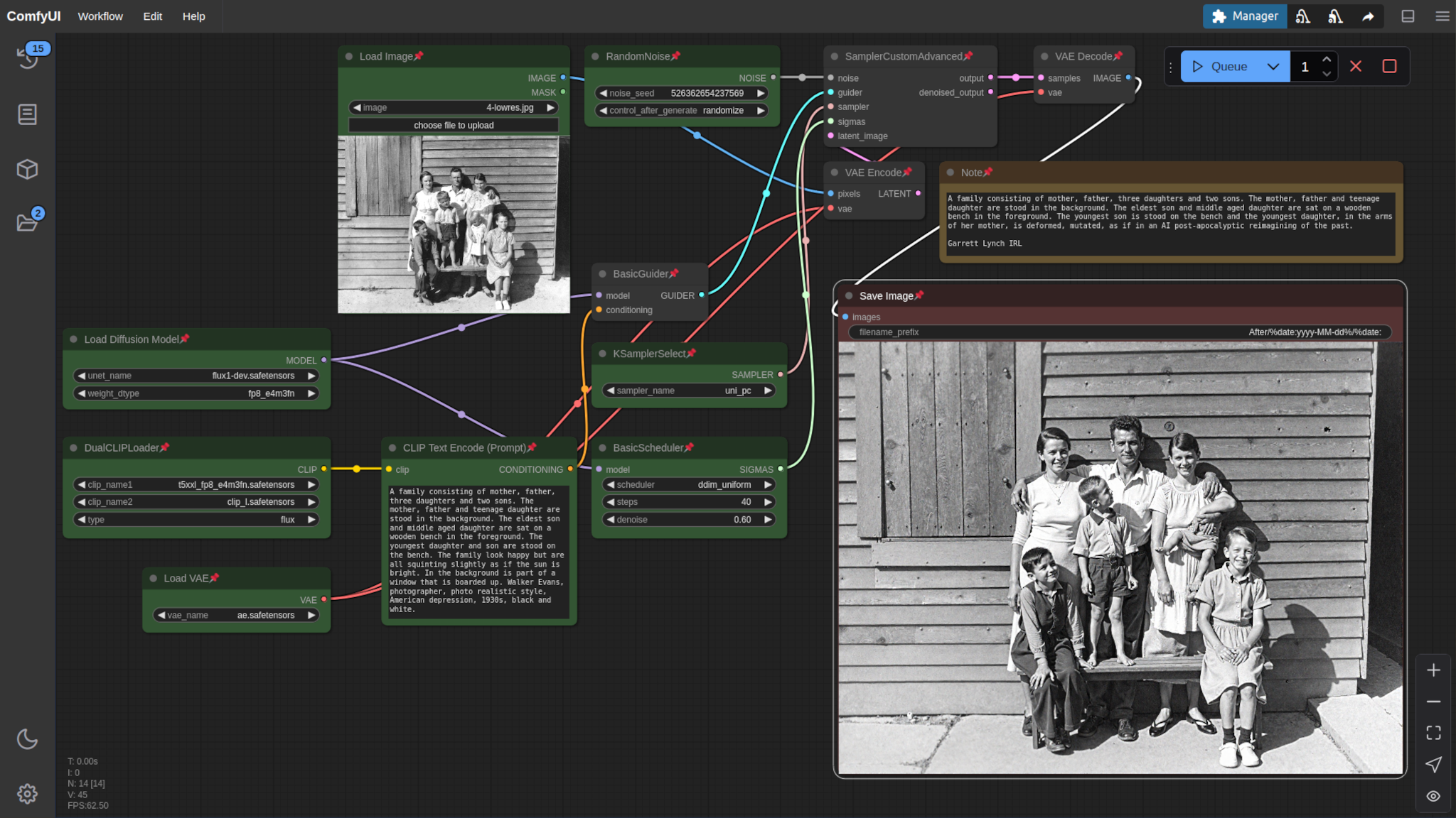 Screenshot for troubling AI gallery
