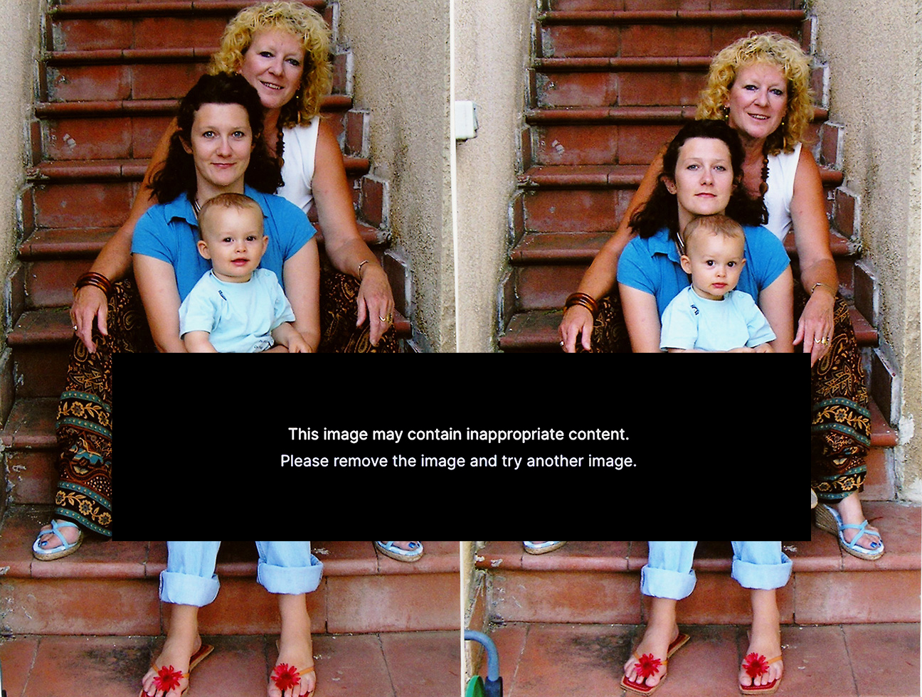 Screenshot for troubling AI gallery