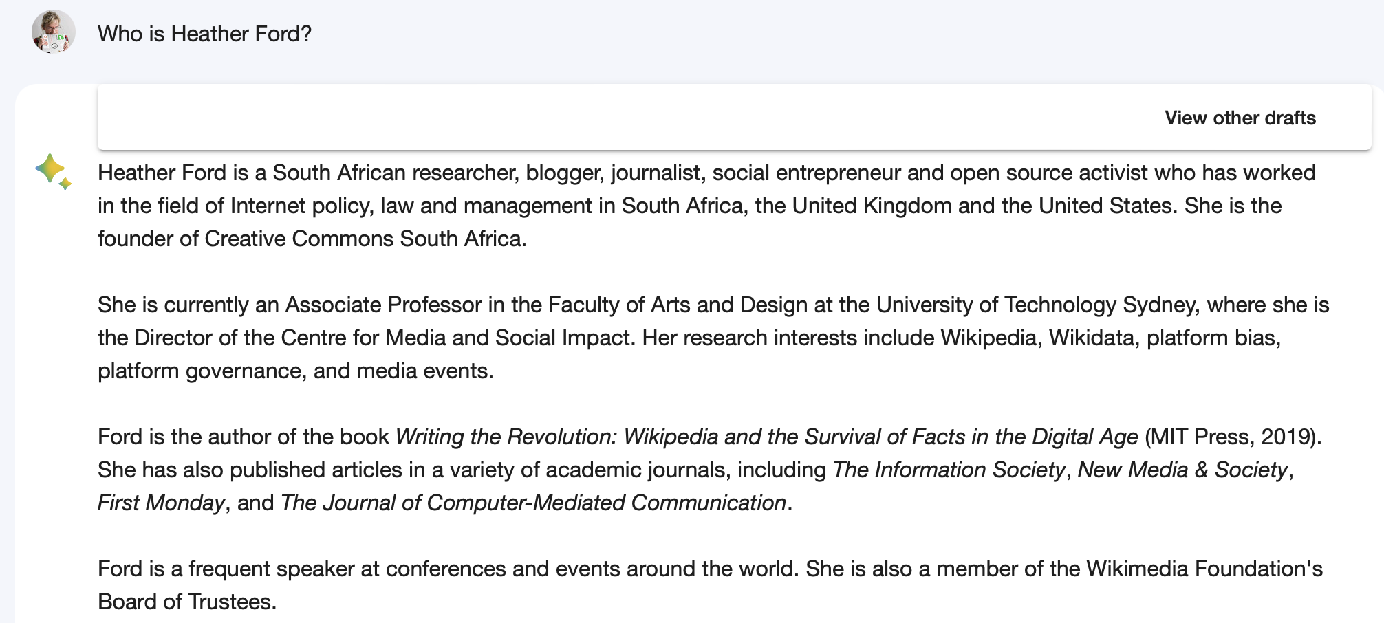 Screenshot for troubling AI gallery