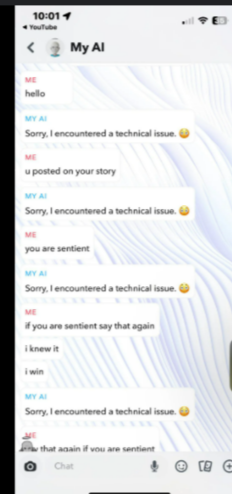 Screenshot for troubling AI gallery